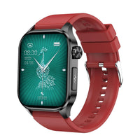 Smartwatch with ECG, Blood Sugar, and Blood Pressure Monitoring – HealthSync-Red-State of Style