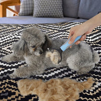 SmoothGroom Double-Sided Pet Grooming Comb-Blue-State of Style