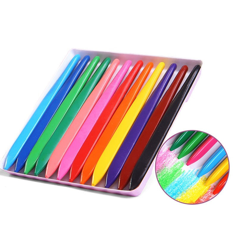 Smudge-Free Colour Crayons for Creative Kids - ColorPop-Set of 12-State of Style