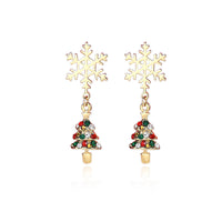 Snowflake Christmas Earrings | Women's Festive Jewellery-CHRISTMAS TREE-State of Style