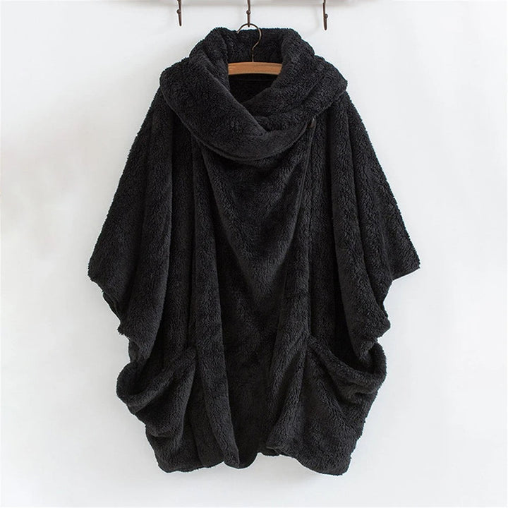 SnugBreeze Oversized Hooded Wind Jacket-Black-2XL-State of Style
