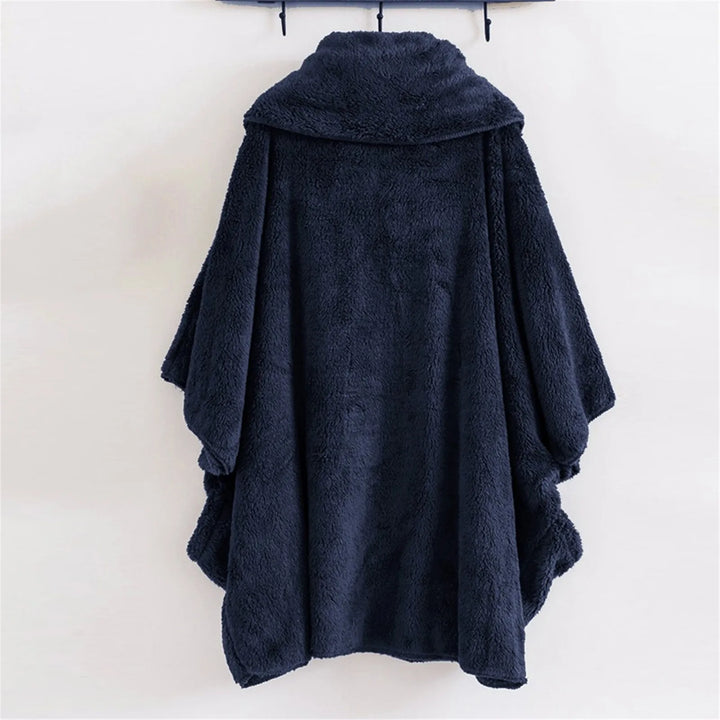SnugBreeze Oversized Hooded Wind Jacket-Brown-2XL-State of Style