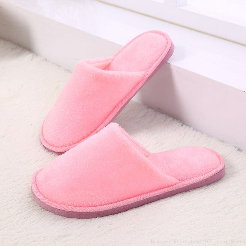 Sofie Comfortable Fur Slippers-Pink-5-State of Style