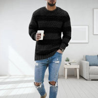 Soft and Comfortable Men's Sweater - Finn-Black-S-State of Style