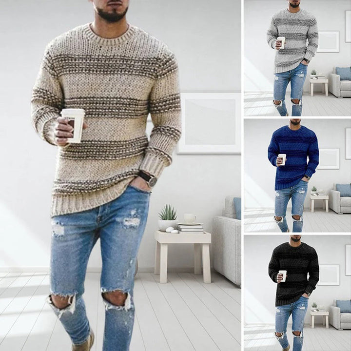Soft and Comfortable Men's Sweater - Finn-Khaki-S-State of Style