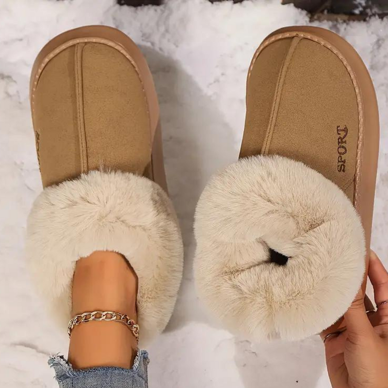 Soft and Warm Ladies Slippers - Nova-Black-3-State of Style