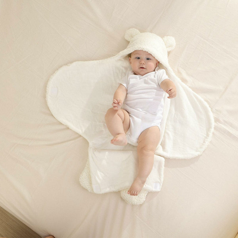 Soft Baby Swaddle Sleeping Bag - CosyCub-Elephant Grey-0-6 months-State of Style