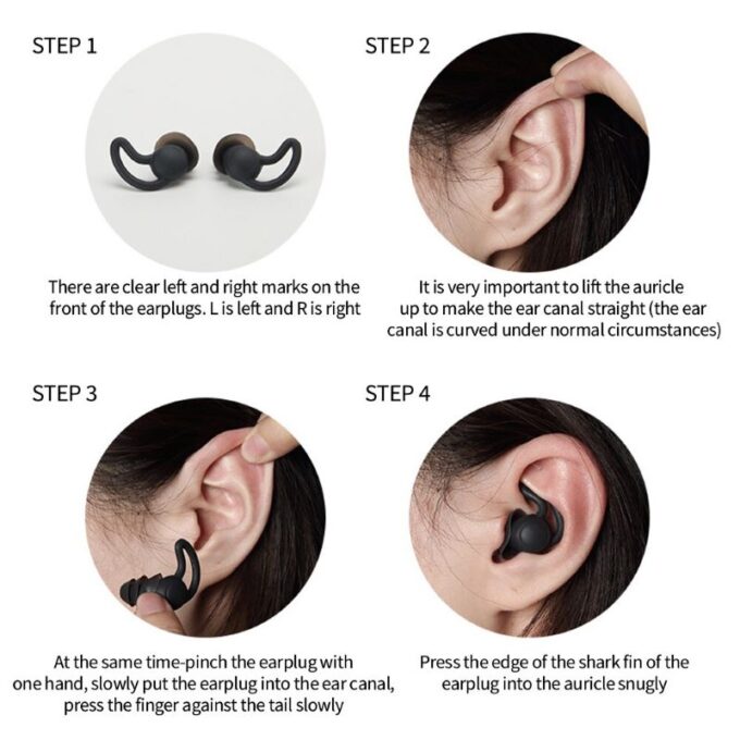 Soft Earplugs for Deep Sleep & Sound Reduction - Noctura-White-State of Style