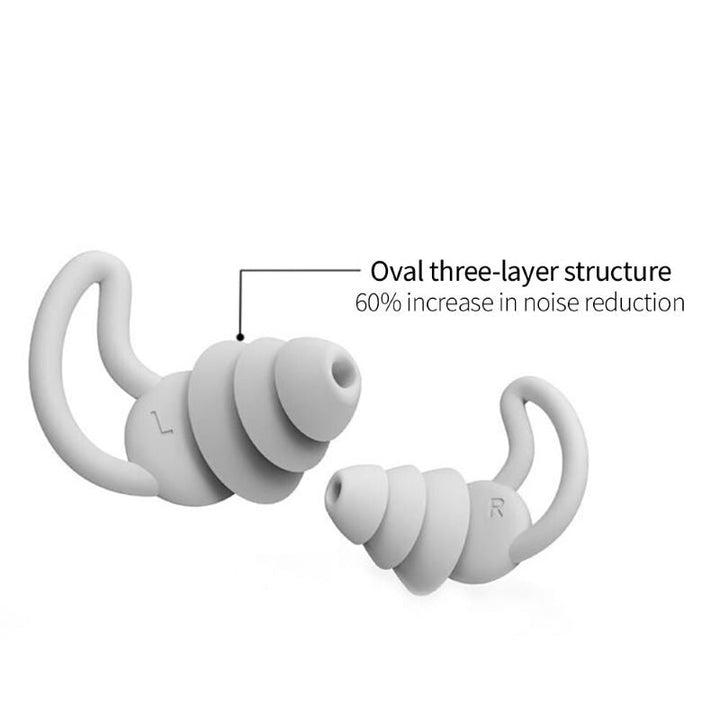 Soft Earplugs for Deep Sleep & Sound Reduction - Noctura-White-State of Style