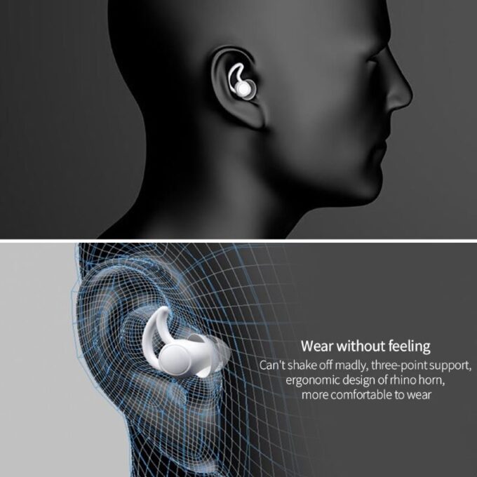Soft Earplugs for Deep Sleep & Sound Reduction - Noctura-White-State of Style