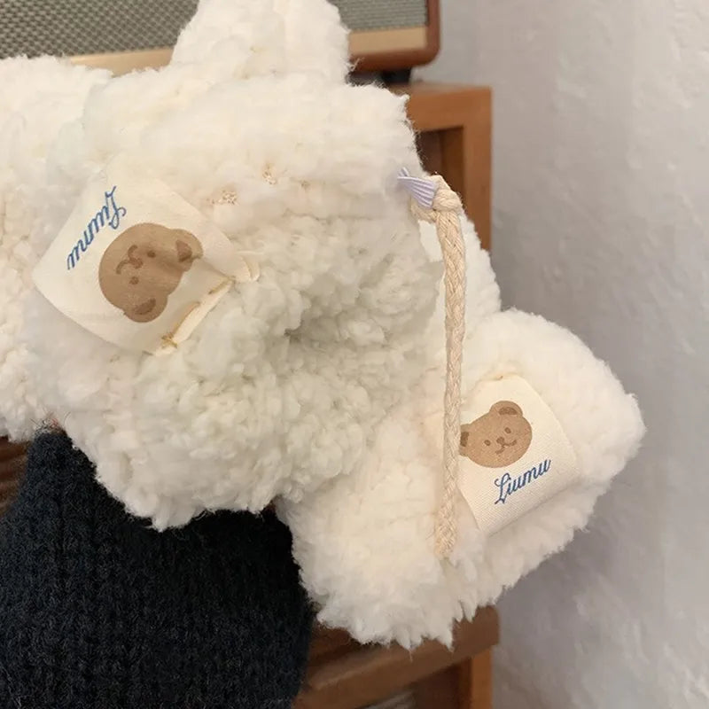 Soft Ladies Teddy Mittens - Mila-Khaki A-State of Style
