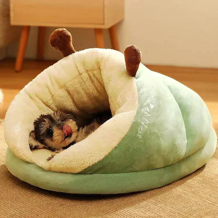 Soft Snuggle Bed for Cats and Dogs - SnugglePaw-Green-S-State of Style
