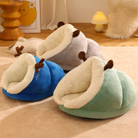 Soft Snuggle Bed for Cats and Dogs - SnugglePaw-Green-S-State of Style