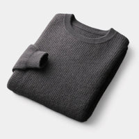 Soft Wool Men's Sweater - Norbert-Dark Gray-XS-State of Style