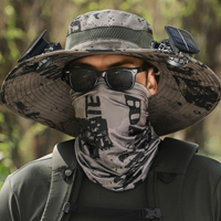 Solar energy hat with fan and UV protection - SolarCool™ VentiHat-Black-State of Style