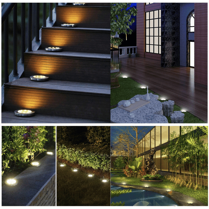 Solar Ground Spot Light for Outdoors – SunHalo-4 Lights-State of Style