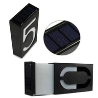Solar-powered House Number - SolarSign-5-State of Style