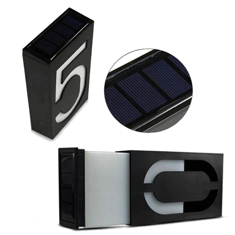 Solar-powered House Number - SolarSign-5-State of Style