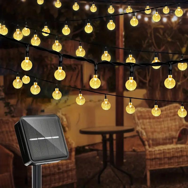 Solar String Lights for Outdoors - EcoGlow-5 Meters - 20 Lights-State of Style