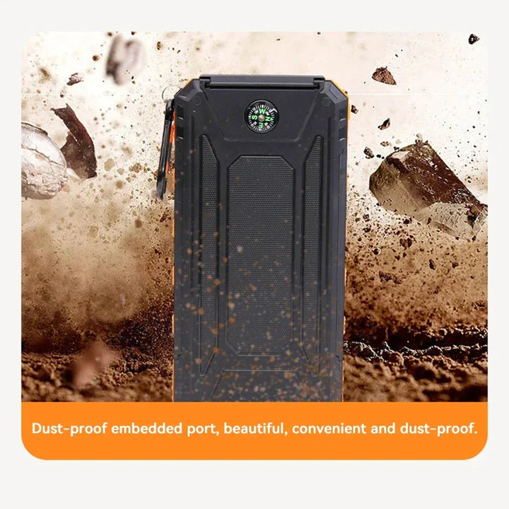 SolarCharge Pro Solar Powerbank with Flashlight-5000 mAh-Green-State of Style