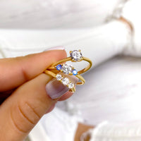 Solitaire Zirkonia Ring - Elena-Silver-5-State of Style