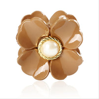 Sonia Traditional Hair Accessory – Elegant Flower Hair Clip-Brown-State of Style