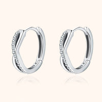 Sophia Cross Earrings-Silver-State of Style