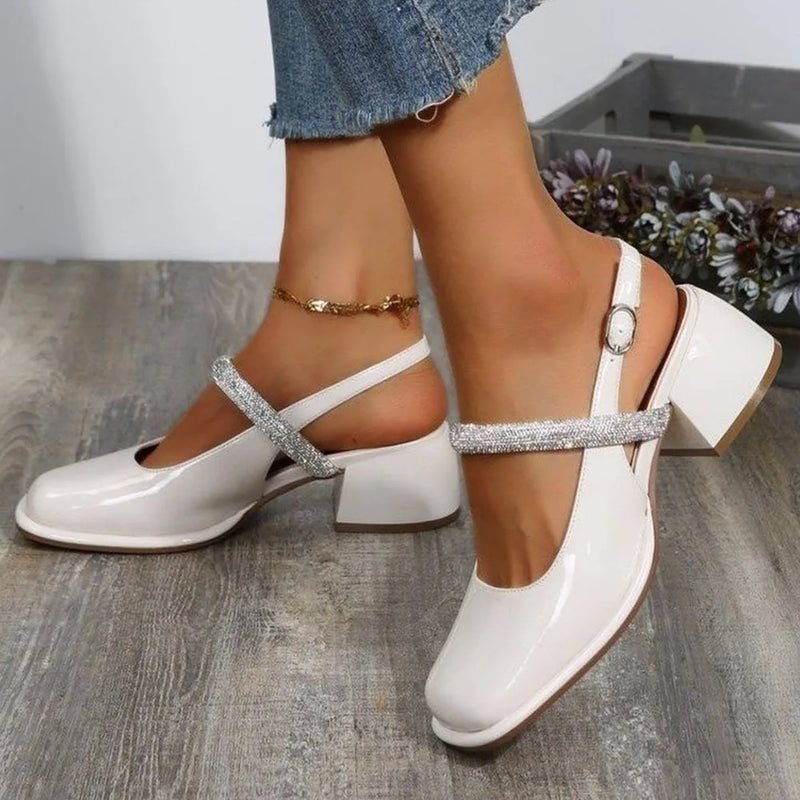 Sophia - Orthopedische Elegante Witte Pumps-Wit-33-State of Style