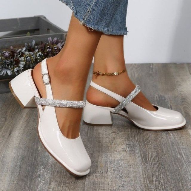 Sophia - Orthopedische Elegante Witte Pumps-Wit-33-State of Style