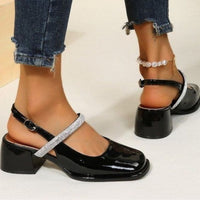 Sophia - Orthopedische Elegante Witte Pumps-Zwart-33-State of Style