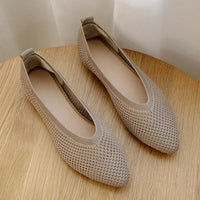 Sophie - Orthopedische Beige Ballerina's-Khaki-35-State of Style