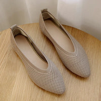 Sophie - Orthopedische Beige Ballerina's-Wit-35-State of Style