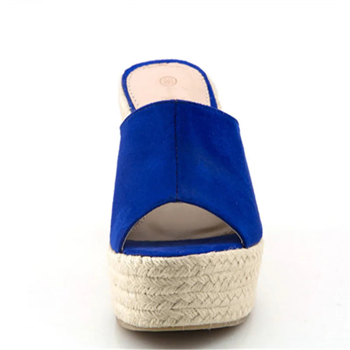 Sophie - Orthopedische Beige Sleehak Slippers-Beige 10.5cm Hoogte-3-State of Style