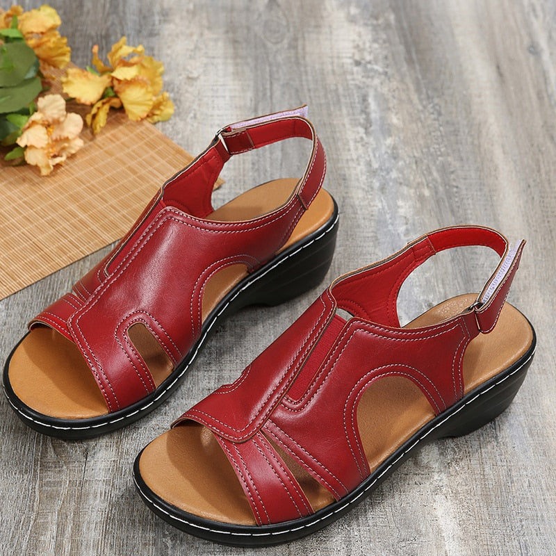 Sophie - Orthopedische Elegante Witte Sandalen-Wit-33-State of Style