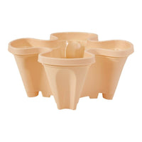 Space-saving Stackable Plant Pots - StrawberryStack-Brown-State of Style