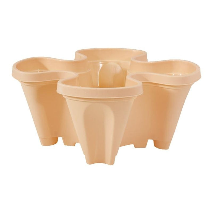 Space-saving Stackable Plant Pots - StrawberryStack-Brown-State of Style