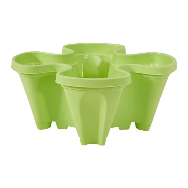 Space-saving Stackable Plant Pots - StrawberryStack-Green-State of Style