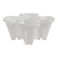Space-saving Stackable Plant Pots - StrawberryStack-White-State of Style
