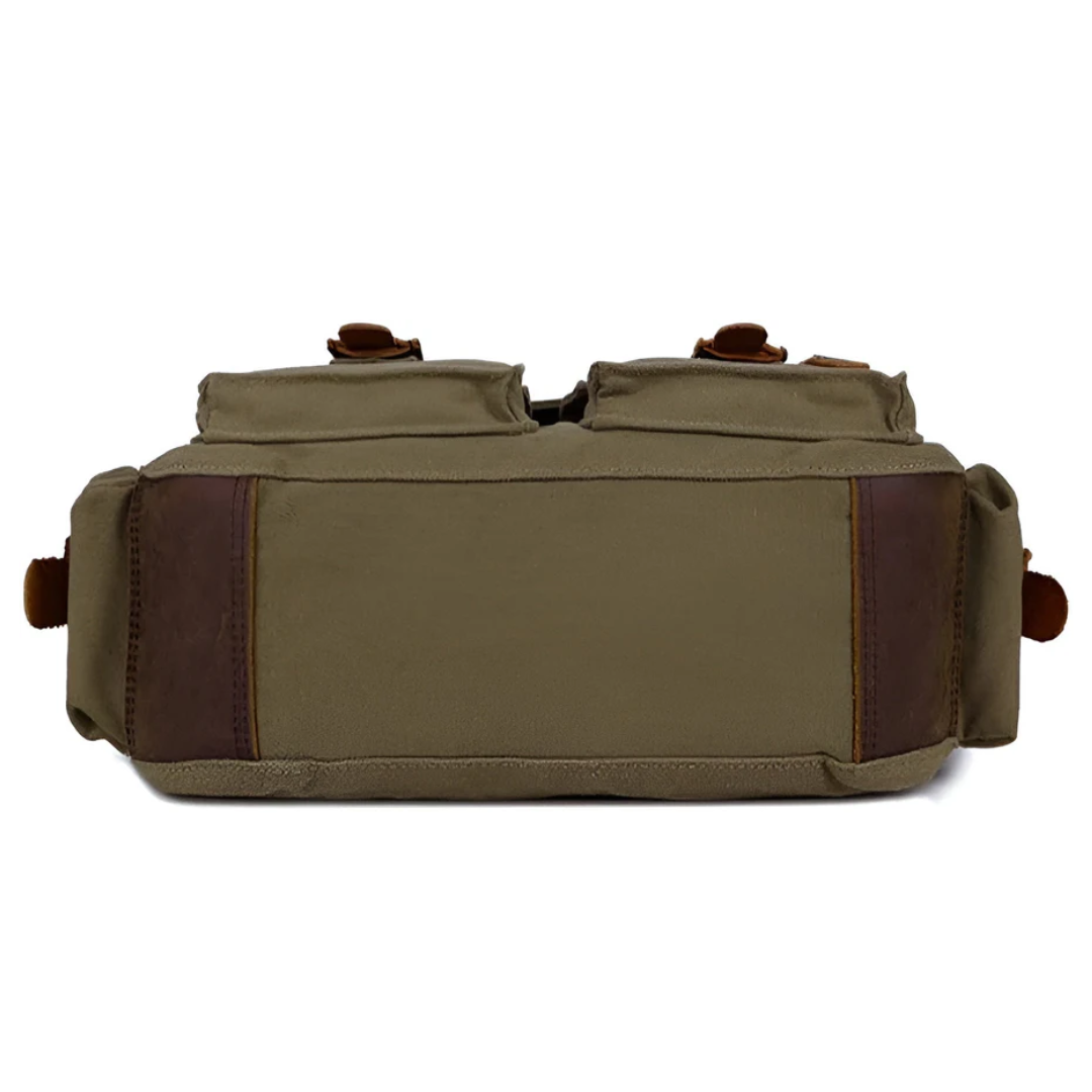 Spacious Men's Canvas Crossbody - UrbanTrail-State of Style