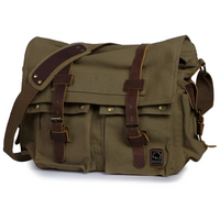 Spacious Men's Canvas Crossbody - UrbanTrail-State of Style