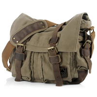 Spacious Men's Canvas Crossbody - UrbanTrail-State of Style