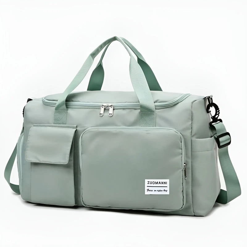 Spacious Waterproof Luxe Travel Bag - JetSet-Green-State of Style