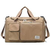 Spacious Waterproof Luxury Travel Bag - JetSet-Khaki-State of Style