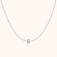 Sparkling Circle Necklace – Valerie-Silver-State of Style
