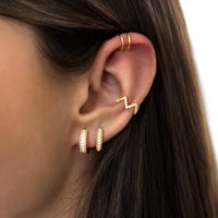 Sparkling Zirconia Earrings – Elara-Gold-State of Style