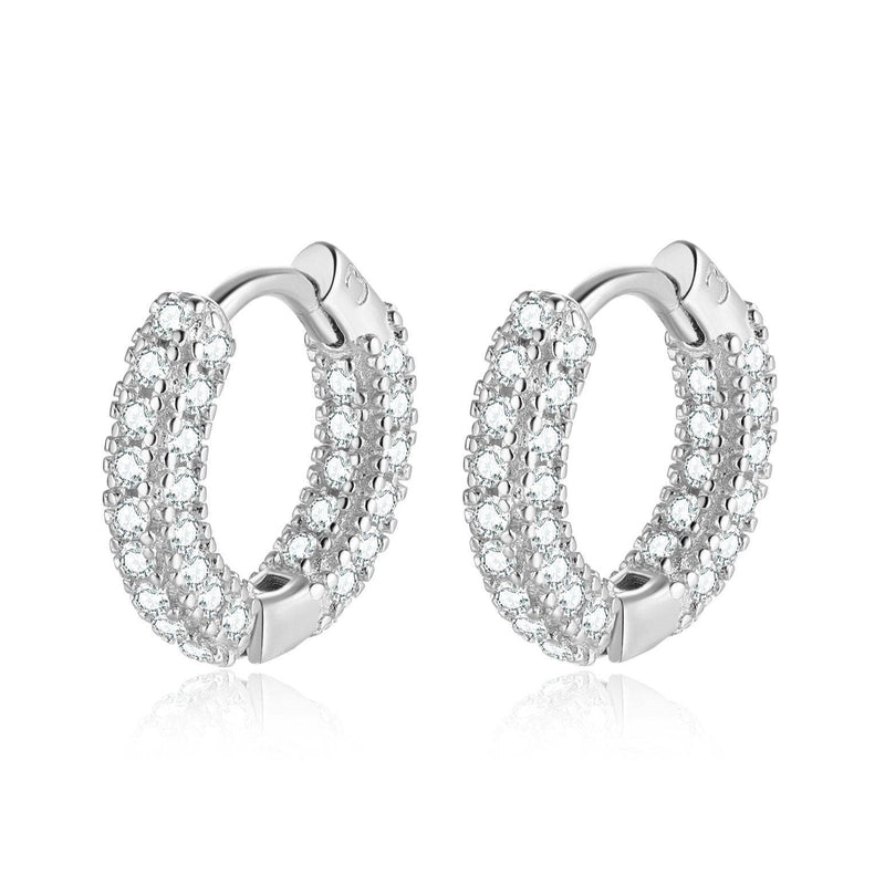 Sparkling Zirconia Earrings – Elara-Silver-State of Style