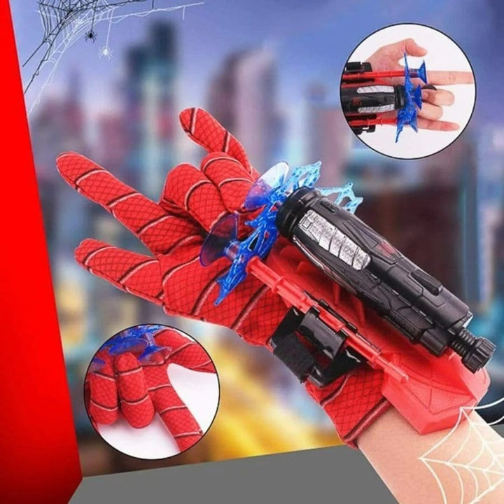 Interactive superhero handheld toy with spider-shooting function – for children aged 3 years and over