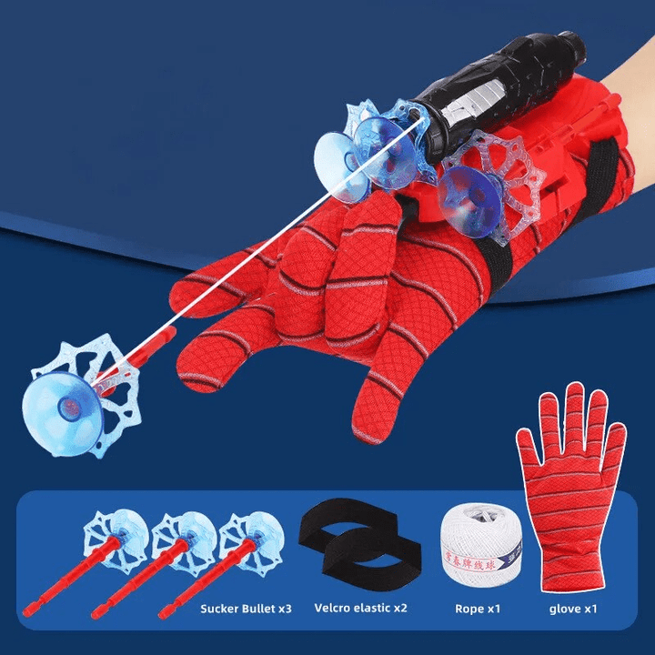 Interactive superhero handheld toy with spider-shooting function – for children aged 3 years and over