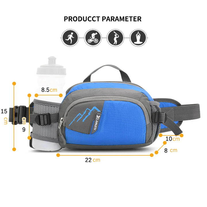Sport Hip Bag with Bottle Holder - Vega-Orange-State of Style