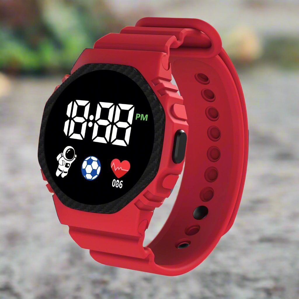Sports watch for Little Adventurers - AdventureTime-Red-State of Style